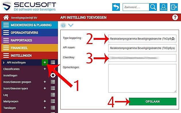 Eindelijk, hij is er: API koppeling met het CAO reiskostenprogramma Secusoft, dé software voor beveiligers