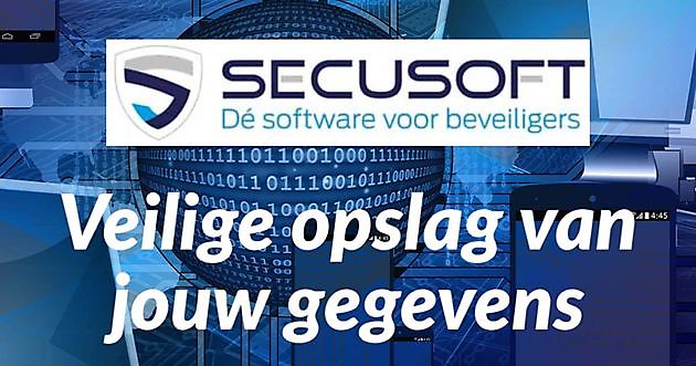 Veiligheid van jouw gegevens gewaarborgd Secusoft, dé software voor beveiligers