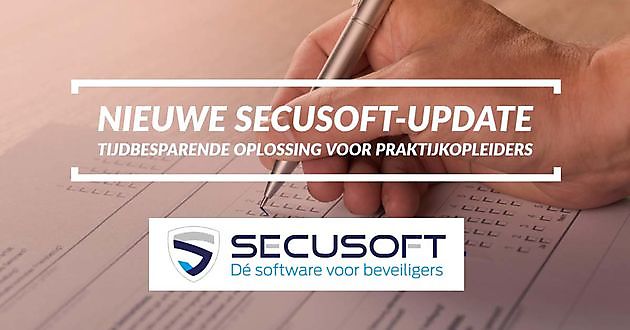 Nieuwe update Secusoft uitkomst voor Praktijkopleiders Secusoft, dé software voor beveiligers