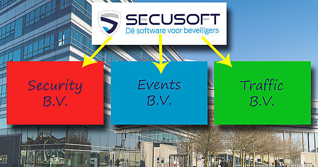 Nieuwe functie `Mijn bedrijven` is online! Secusoft, dé software voor beveiligers