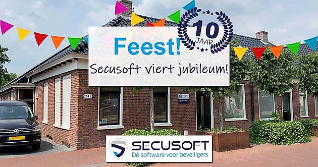 Hoera, Secusoft bestaat 10 jaar! - Secusoft, dé software voor beveiligers