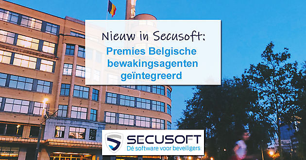 Secusoft integreert premies voor statische bewaking Secusoft, dé software voor beveiligers