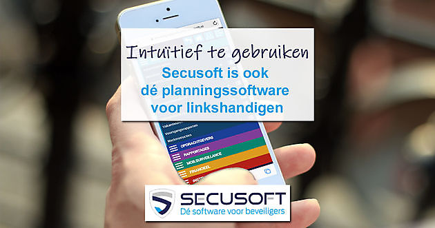 13 augustus is het internationale linkshandigendag Secusoft, dé software voor beveiligers