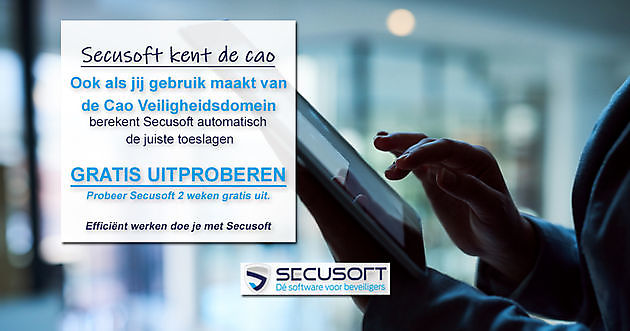 Partner van VVNL (VBe NL)? Secusoft kent de cao - Secusoft, dé software voor beveiligers