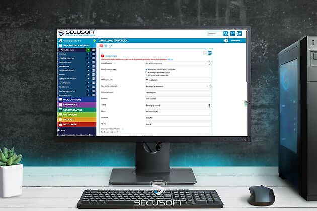 Werkzaamheden aanmelden bij politie - Secusoft, dé software voor beveiligers