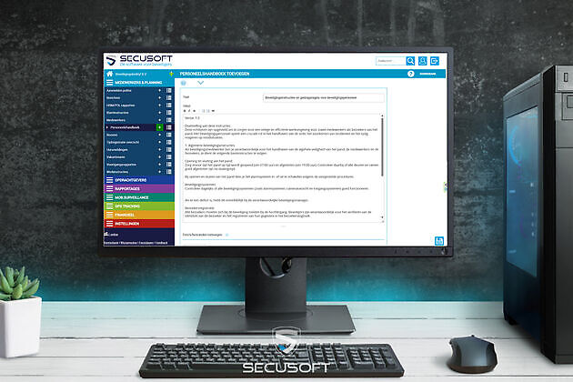 Personeelshandboek - Secusoft, dé software voor beveiligers
