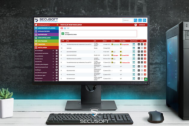 Webformulieren maken en verzenden - Secusoft, dé software voor beveiligers