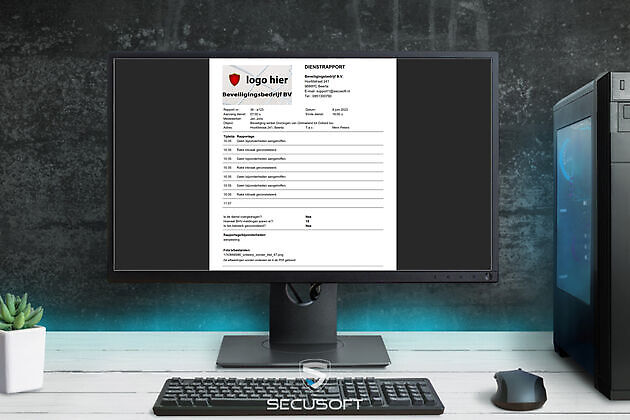 Uitgebreide mogelijkheden dienstrapportages beveiligingsbranche - Secusoft, dé software voor beveiligers