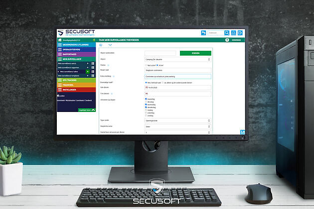 Mobiele surveillance taken - Secusoft, dé software voor beveiligers