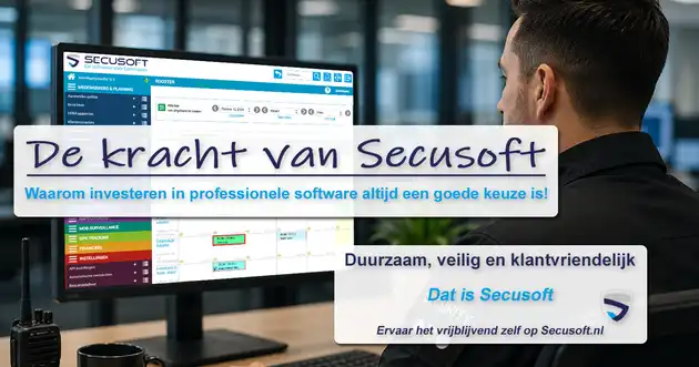 De kracht van professionele software Secusoft, dé software voor beveiligers