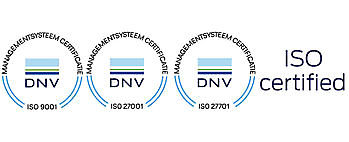 Drievoudig ISO gecertificeerd - Secusoft, dé software voor beveiligers